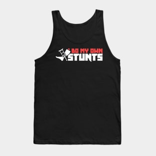 Stunts - Get Well Gift Fractured Broken Knee Cap Tank Top